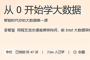 极客时间 从0开始学大数据