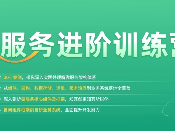 极客时间微服务进阶训练营